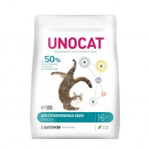 Корм сухой для взрослых стерилизованных кошек с цыпленком, лососем и рисом, 300 г