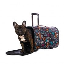 Сумка на колесиках для кошек и собак мелкого размера, 53x27x35 см