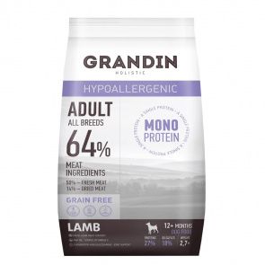 Hypoallergenic Гипоаллергенный сухой корм для собак всех пород Ягненок 2,7кг Hypoallergenic Гипоаллергенный сухой корм для собак всех пород Ягненок 2,7кг