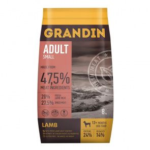 Сухой корм для взрослых собак мелких пород с ягненком, 8 кг Сухой корм для взрослых собак мелких пород с ягненком, 8 кг