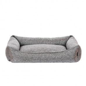 Лежак Рогожка для кошек и собак крупных пород 100х80 см, серый Лежак Рогожка для кошек и собак крупных пород 100х80 см, серый