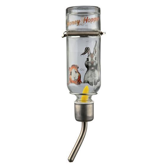 Поилка для грызунов Honey and Hopper, стеклянная