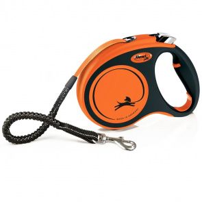 Рулетка Xtreme M ремень 5 м до 35 кг, черный/оранжевый