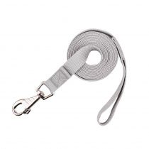 Поводок из нейлона для собак, длина 3 м, ширина 25 мм, серый Поводок из нейлона для собак, длина 3 м, ширина 25 мм, серый