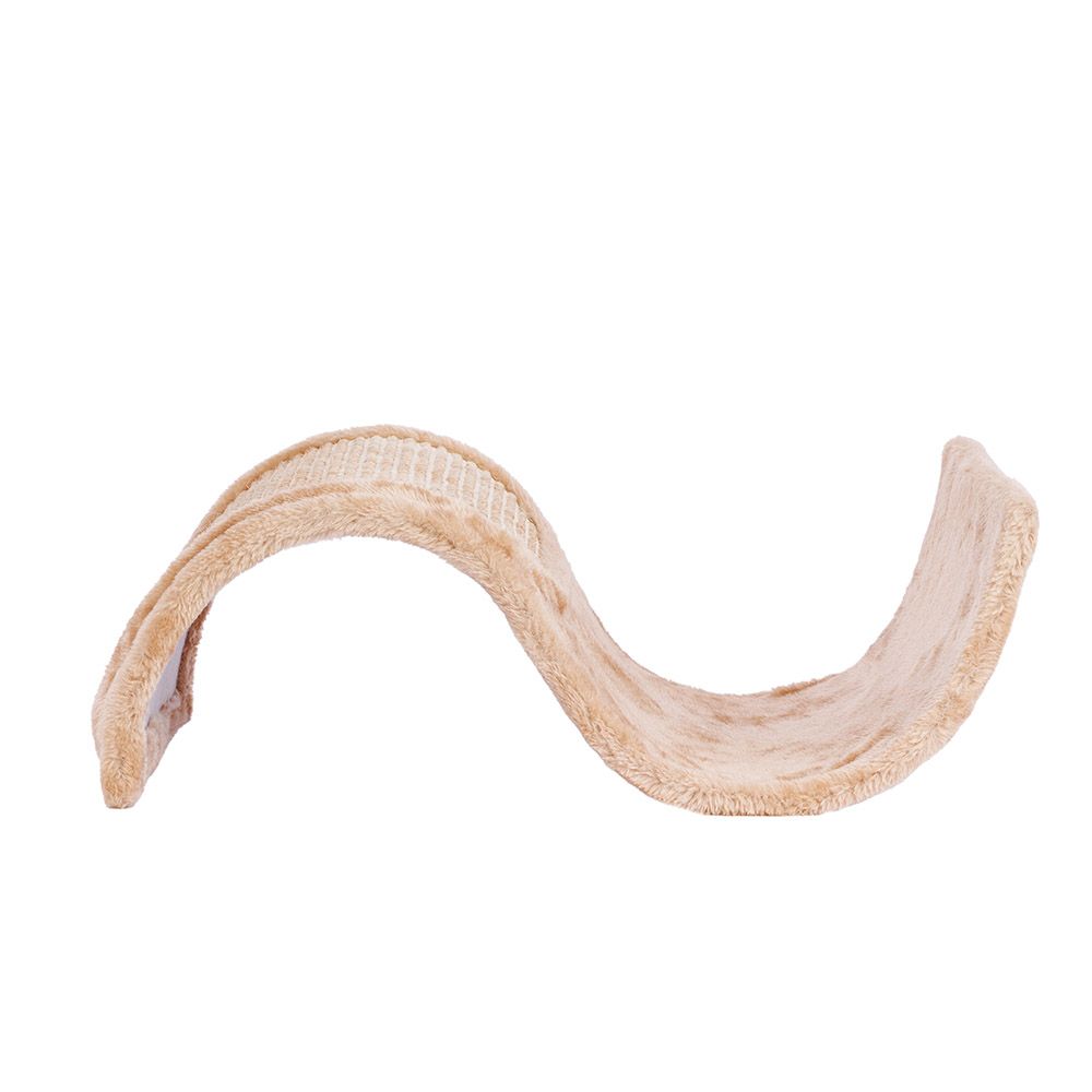 Когтеточка-волна для кошек MARINE, бежевый-коричневый, 50х29х18 см