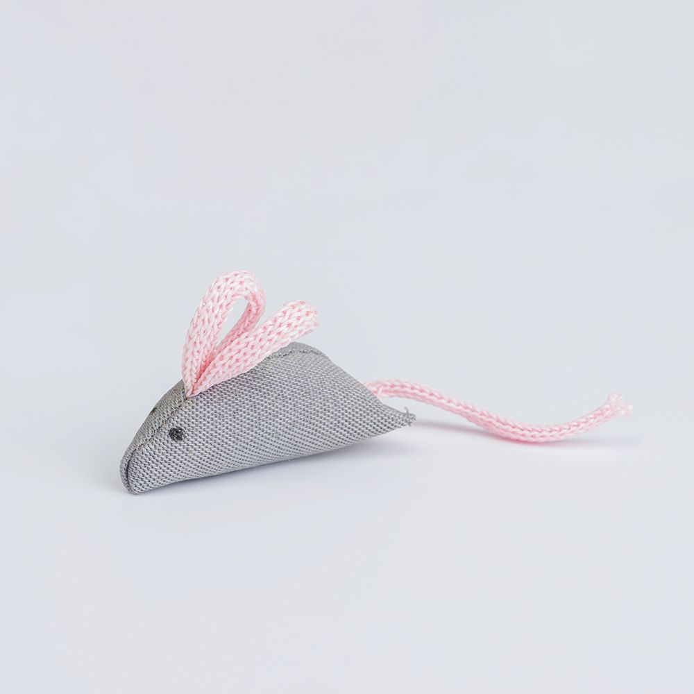 Pet hobby Игрушка с мятой для кошек Мышка Грета, 5,5х3,5х2 см, серая Pet hobby Игрушка с мятой для кошек Мышка Грета, 5,5х3,5х2 см, серая