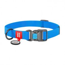 Ошейник WAUDOG Waterproof (ширина 25 мм, длина 35-58 см) голубой