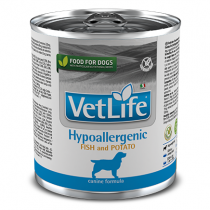 Vet Life Hypoallergenic диетический влажный корм для собак, гипоаллергенный, с рыбой и картофелем, 300г Vet Life Hypoallergenic диетический влажный корм для собак, гипоаллергенный, с рыбой и картофелем, 300г