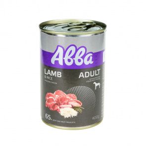 Консервы для взрослых собак всех пород Ягненок с рисом, 400г Консервы для взрослых собак всех пород Ягненок с рисом, 400г