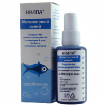 Метиленовый кондиционер Нилпа от грибков и патогенных бактерий в аквариумной воде, 50мл