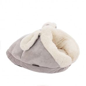 Тоннель с ушками для кошек и собак мелких и средних пород, 53х33х27 см, серый Тоннель с ушками для кошек и собак мелких и средних пород, 53х33х27 см, серый