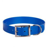 Ошейник из биотана для собак крупных пород, синий, 30 мм, обхват шеи 46-56 см Ошейник из биотана для собак крупных пород, синий, 30 мм, обхват шеи 46-56 см