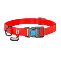 Ошейник WAUDOG Waterproof (ширина 25 мм, длина 31-49 см) красный