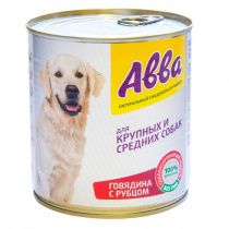консервы для собак средних и крупных пород, с говядиной и рубцом, 750 г консервы для собак средних и крупных пород, с говядиной и рубцом, 750 г