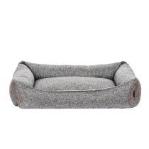 Лежак Рогожка для кошек и собак крупных пород 100х80 см, серый Лежак Рогожка для кошек и собак крупных пород 100х80 см, серый