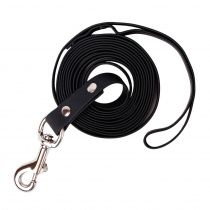 Поводок из биотана черный со стальным карабином, ширина 20 мм, длина 3 м Поводок из биотана черный со стальным карабином, ширина 20 мм, длина 3 м