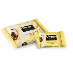 CHOCO DOG лакомство для собак белый шоколад, уп. 20 г