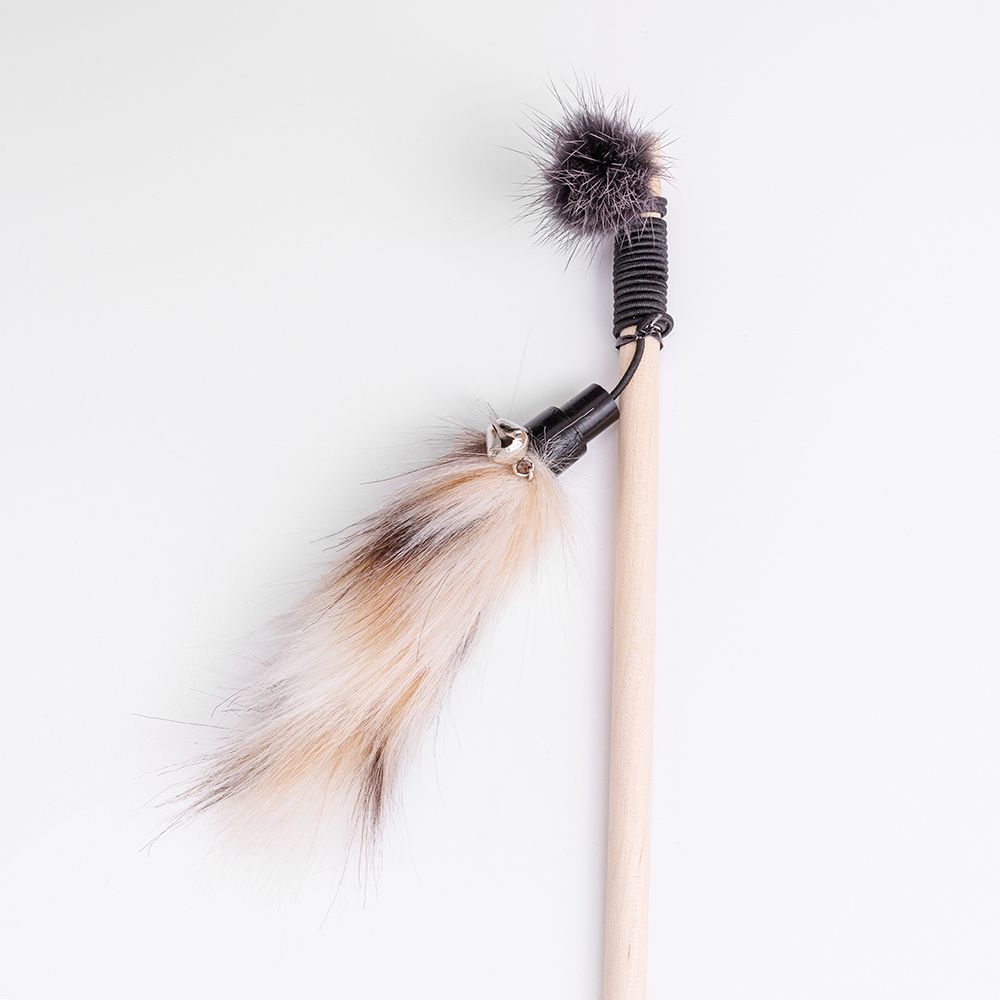 Игрушка-дразнилка для кошек Лапка рыси, 30x48x10 см