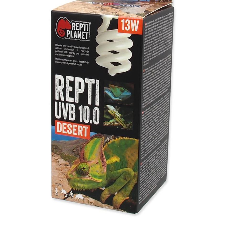REPTI PLANET Лампа люминесцентная компакт UVB 10.0 13W REPTI PLANET Лампа люминесцентная компакт UVB 10.0 13W