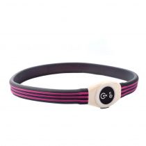 Ошейник черный силиконовый 2,5х65см