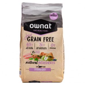 GRAIN FREE JUST сухой корм для стерилизованных кошек беззерновой, с курицей, 1 кг