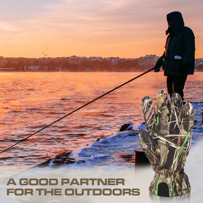 8 перчаток Fans Camouflage Hunting Gloves, противоскользящие перчатки с закрытыми пальцами, охота/рыбалка на открытом воздухе