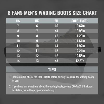 8Fans Felt Sole Wading Boots, нескользящие сапоги с войлочной подошвой для ловли рыбы нахлыстом