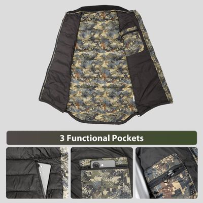 8Fans мужской камуфляжный жилет Softshell, теплая куртка без рукавов для охоты и рыбалки на открытом воздухе