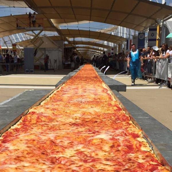 самая большая пицца