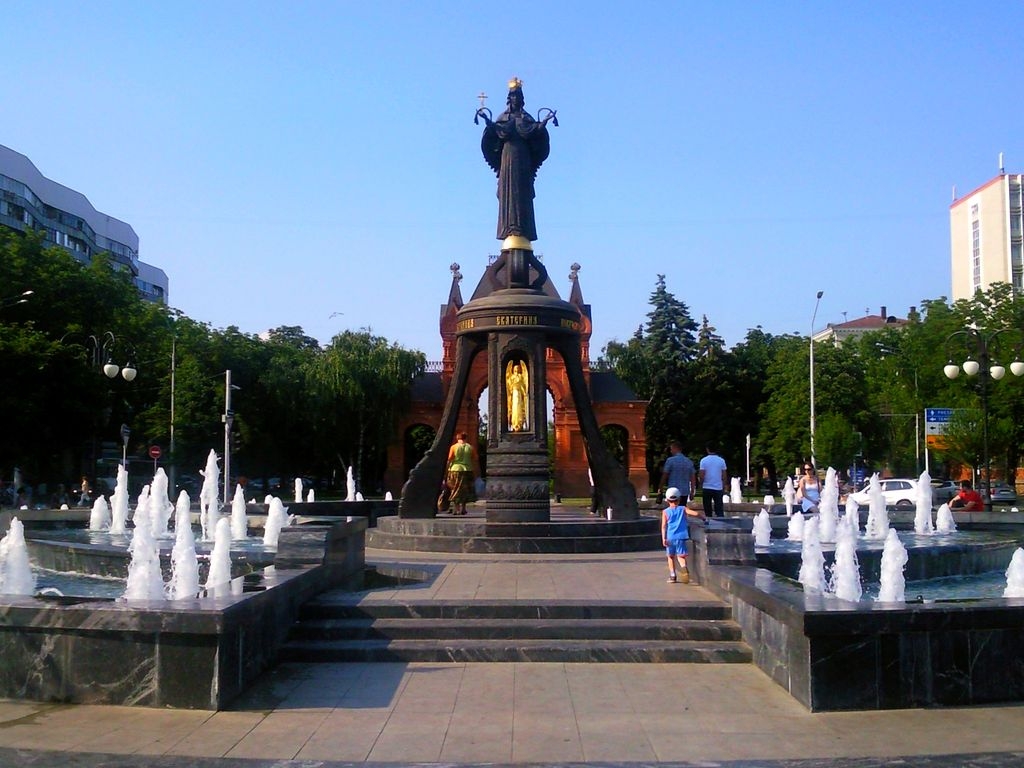 краснодар Памятник Святой Великомученицы Екатерины