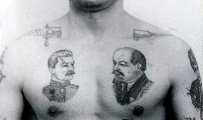 татуировки с изображением Сталина