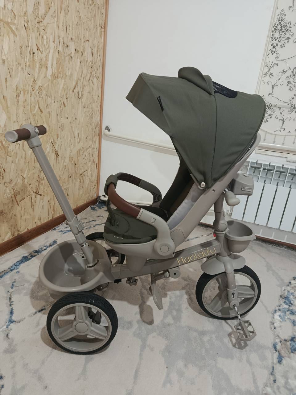 Продаю детскую велоколяску Haolaifu 6200 — новая, не пользовались: фото 2