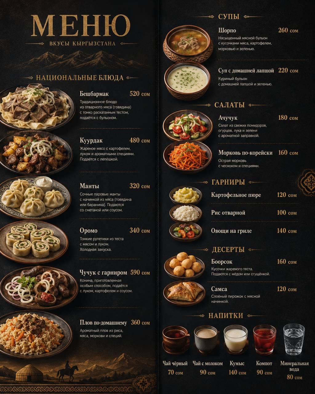 Дизайн меню для кафе, ресторана, кофейни и доставки: фото 2