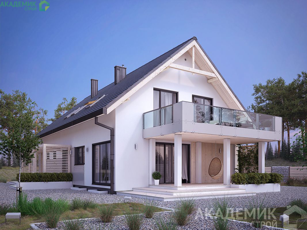 Двухэтажный дом 9х18 - 253.38 м2 — вид 2