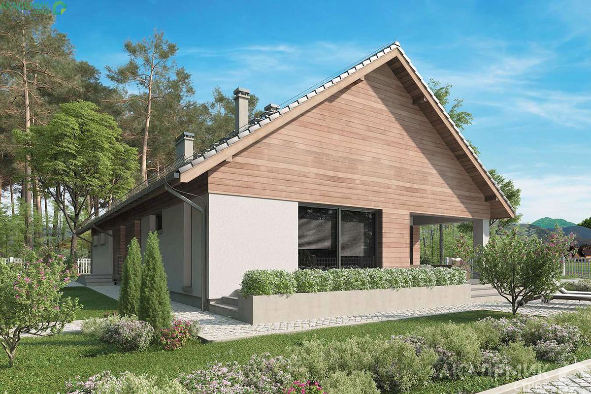 Одноэтажный дом 20х11 - 143.8 м2