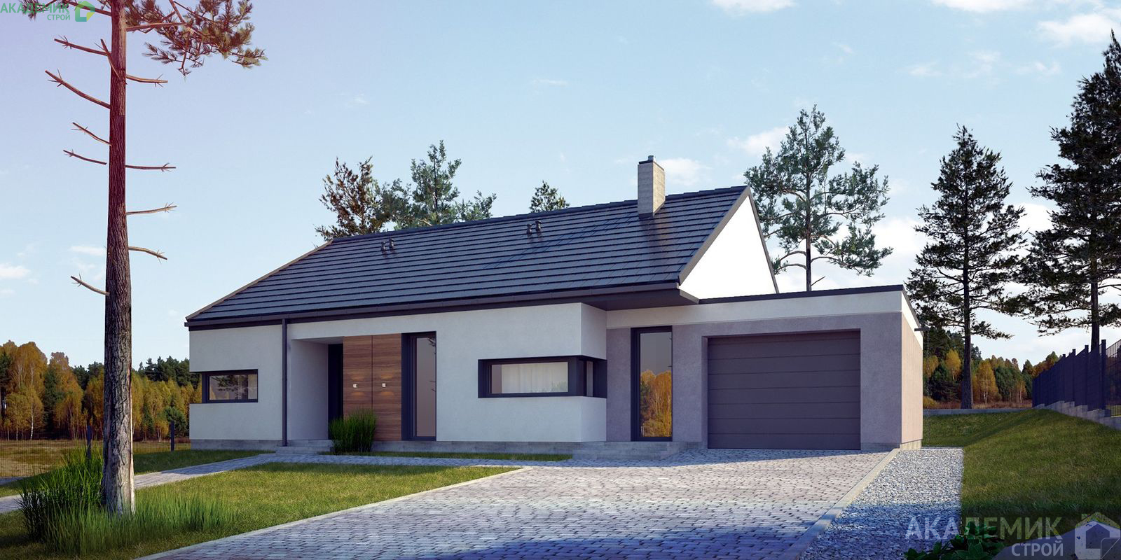 Двухэтажный дом 16х12 - 159.02 м2