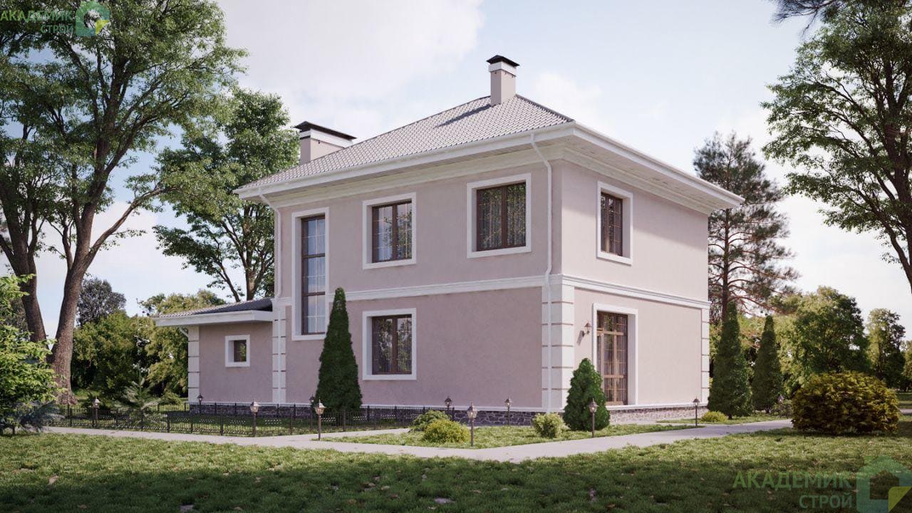 Двухэтажный дом 15х9 - 212.02 м2