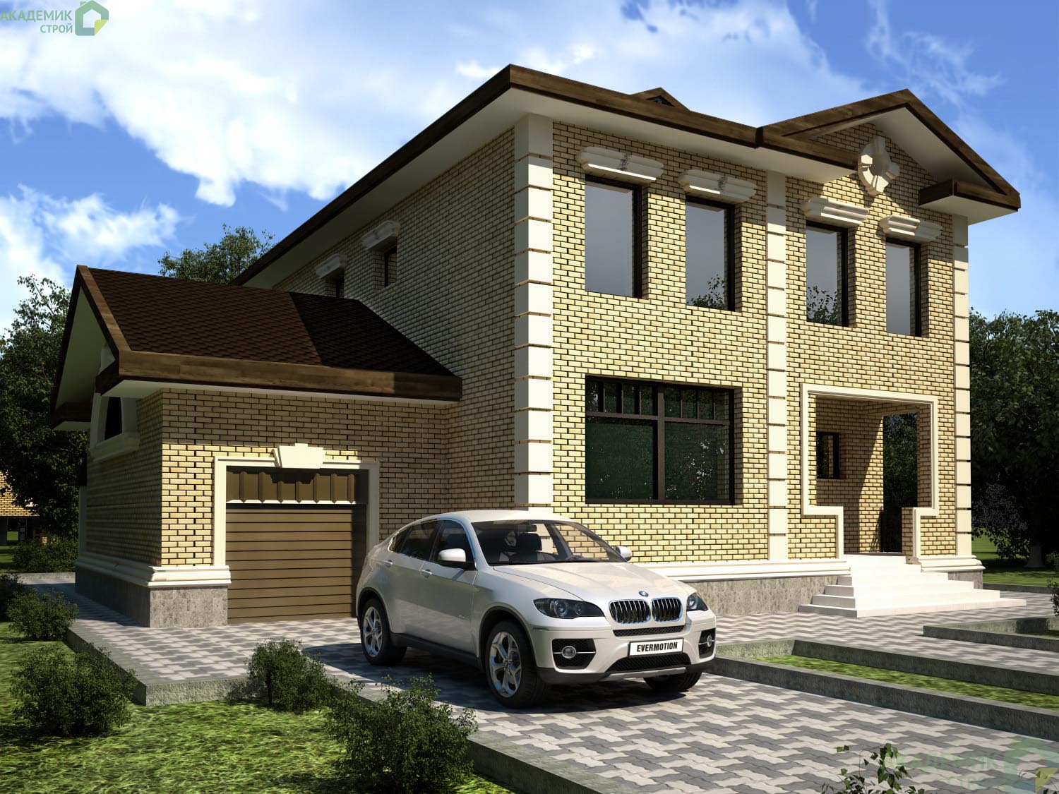 Двухэтажный дом 13х14 - 195.67 м2