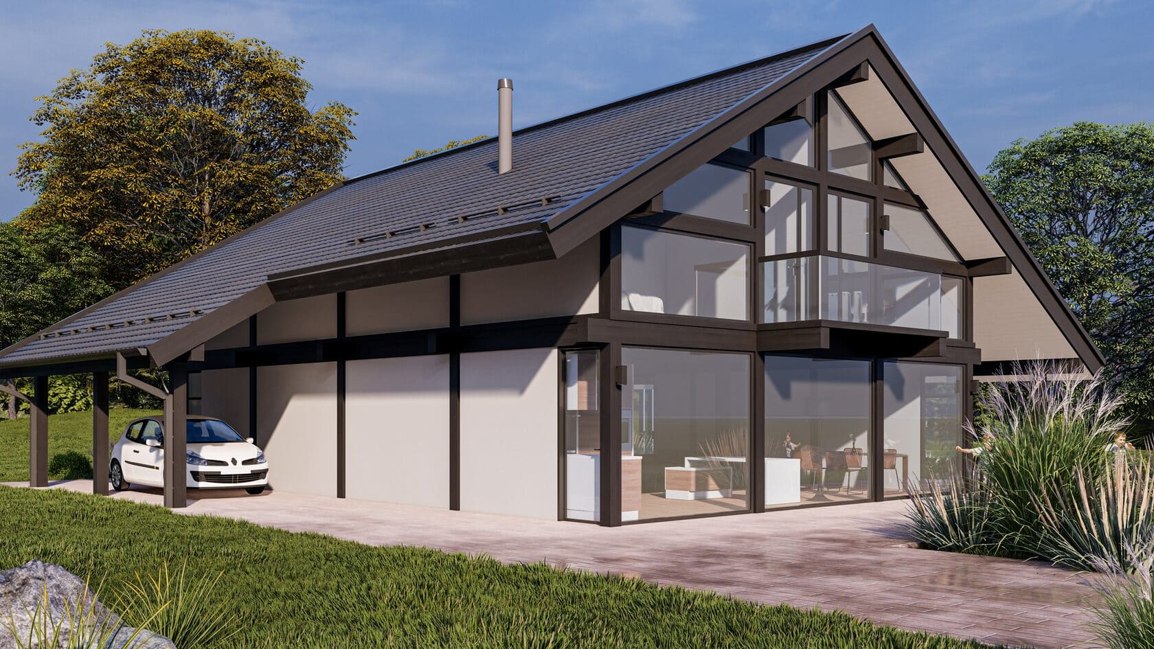 Двухэтажный дом 9х13 - 211.98 м2