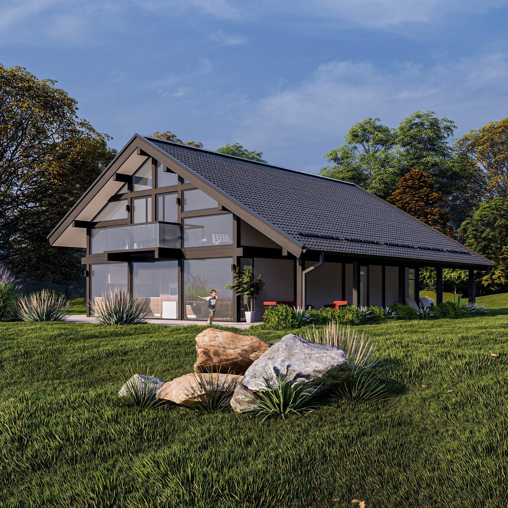 Двухэтажный дом 9х13 - 211.98 м2