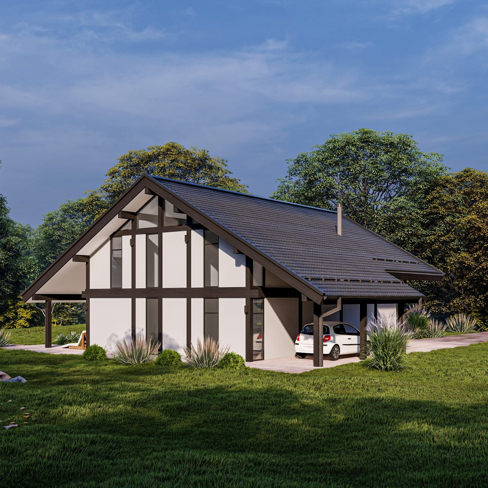 Двухэтажный дом 9х13 - 211.98 м2