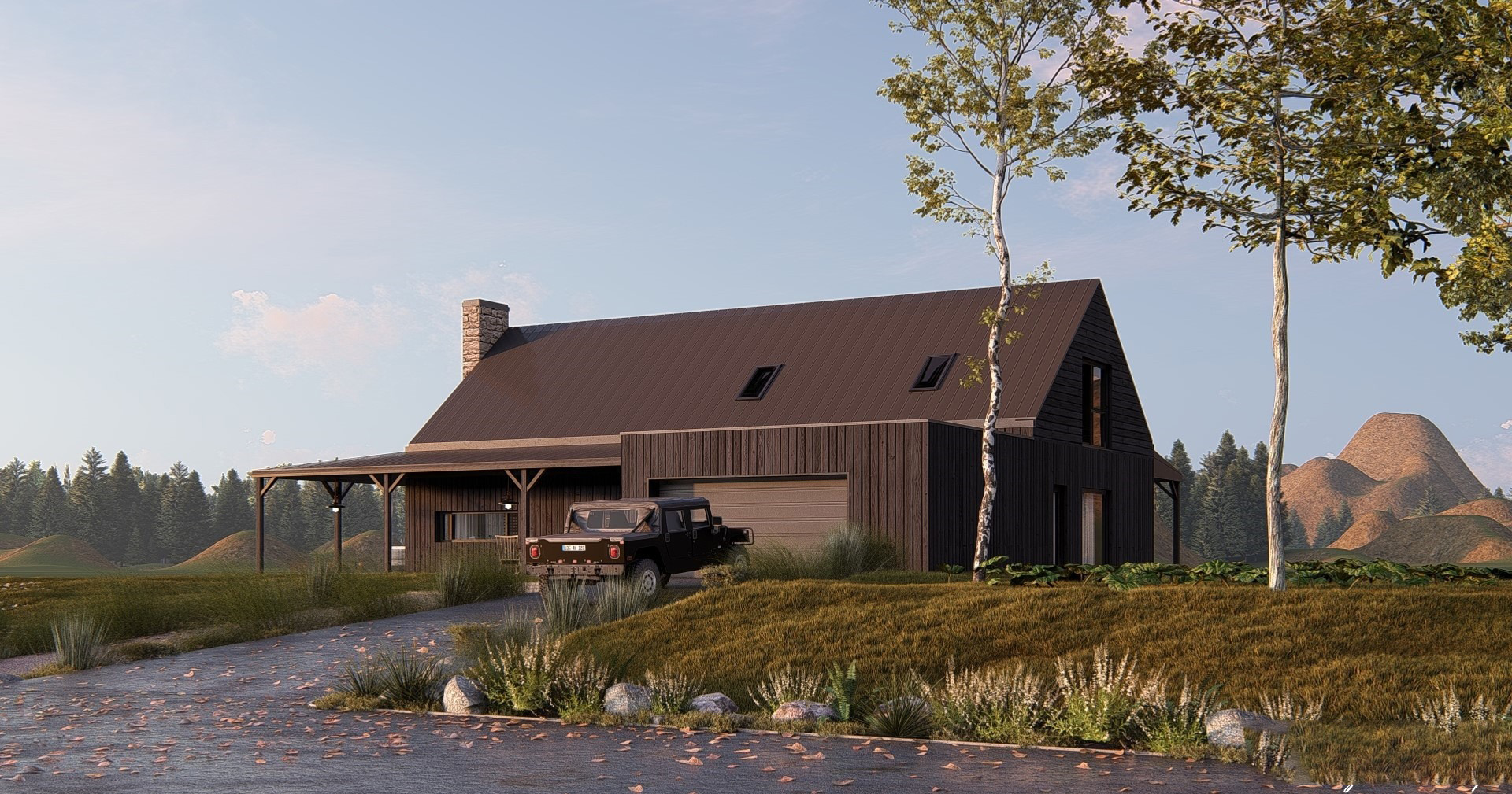 Projekt-Stodola-Modern-Farmhouse-perspektywa-wjazdowa-1.jpg