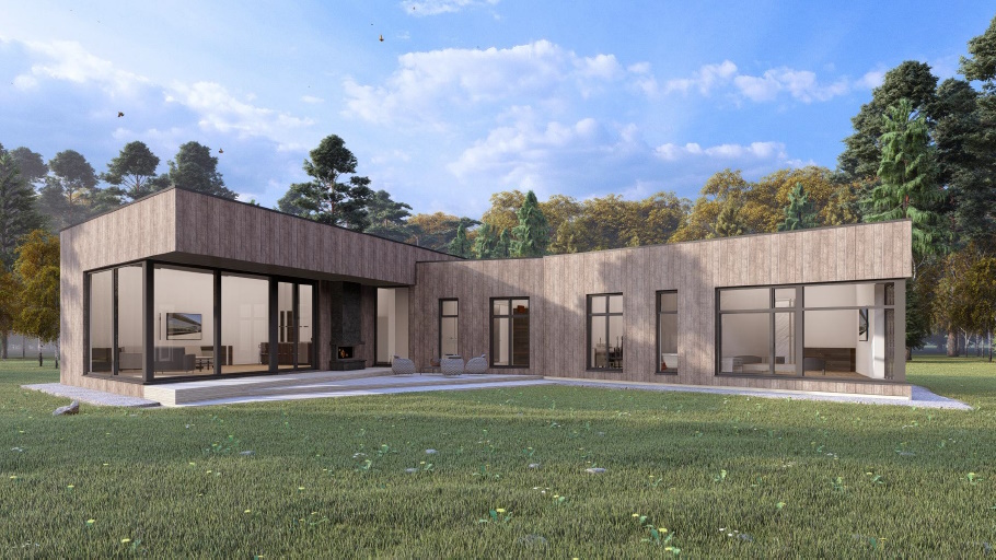 Одноэтажный дом