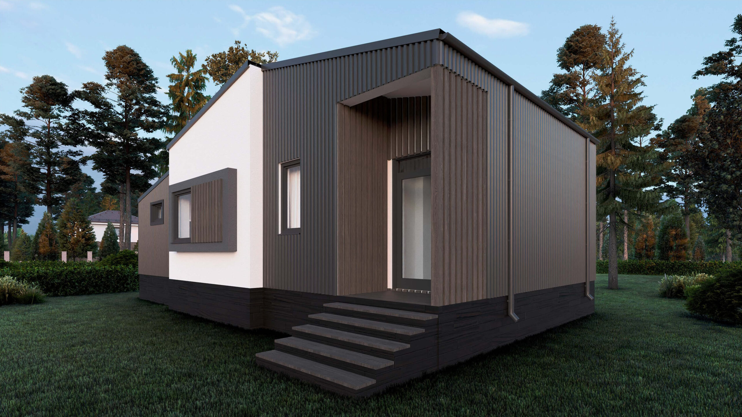 Одноэтажный дом