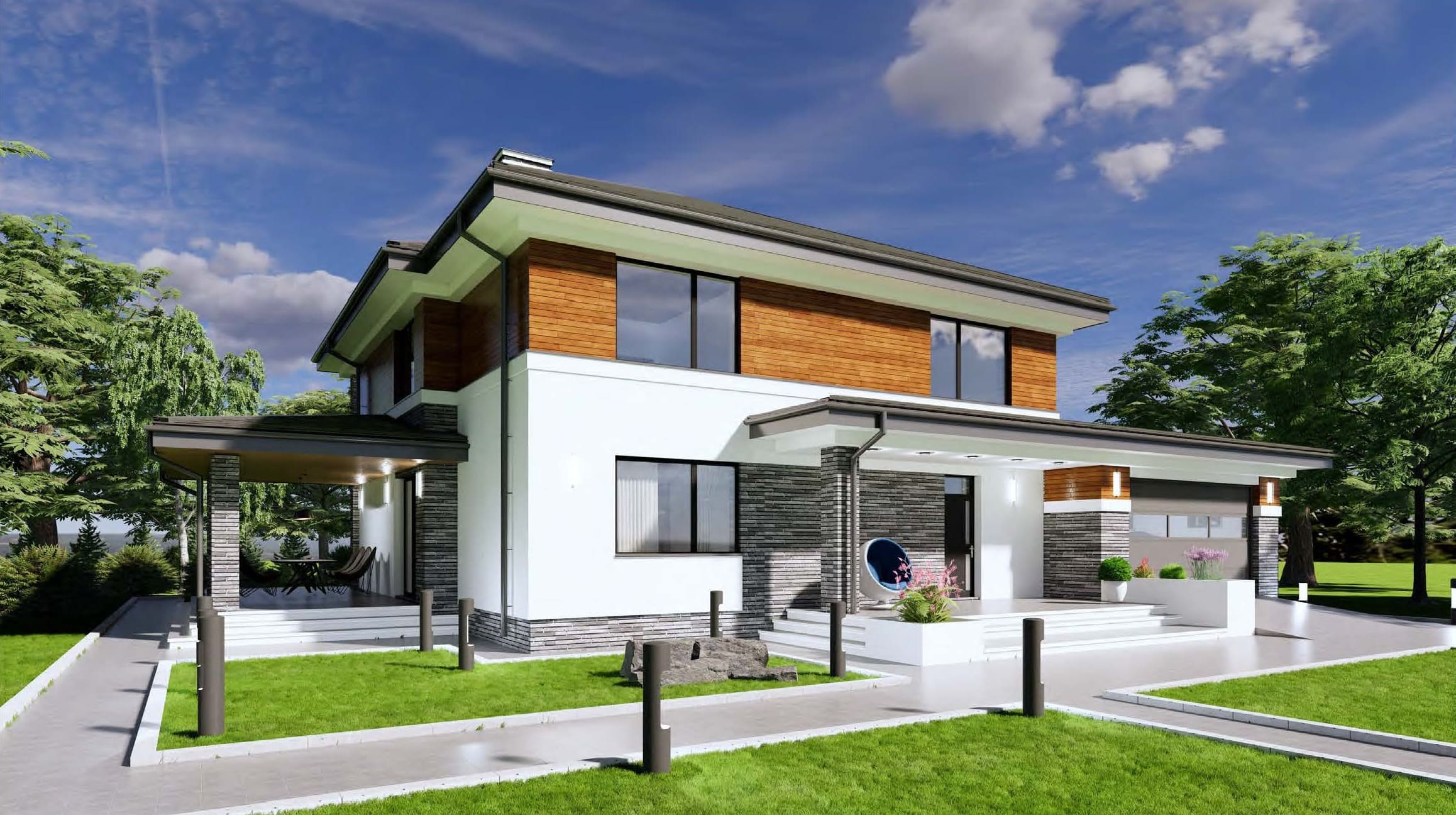 Двухэтажный дом