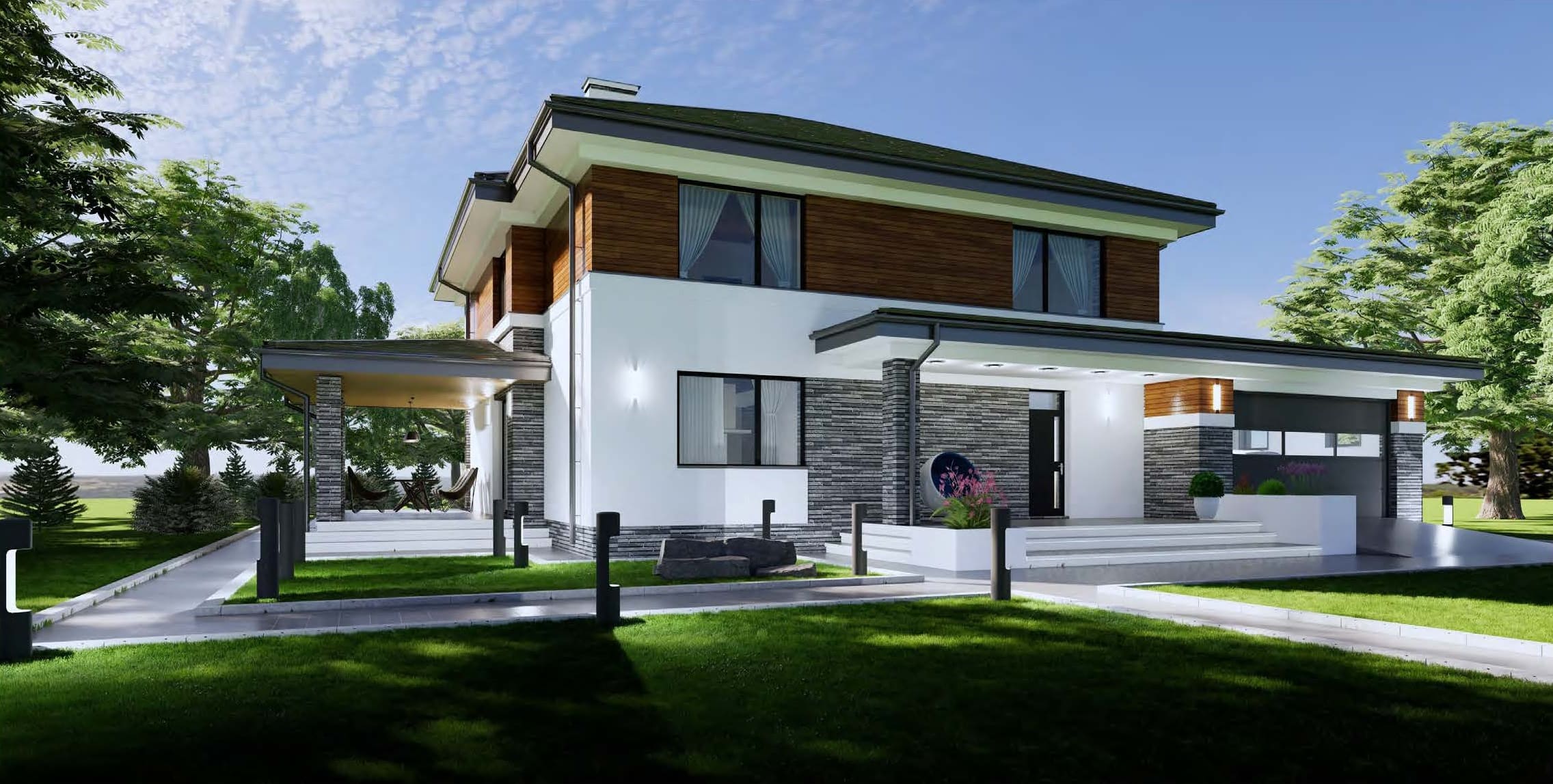 Двухэтажный дом