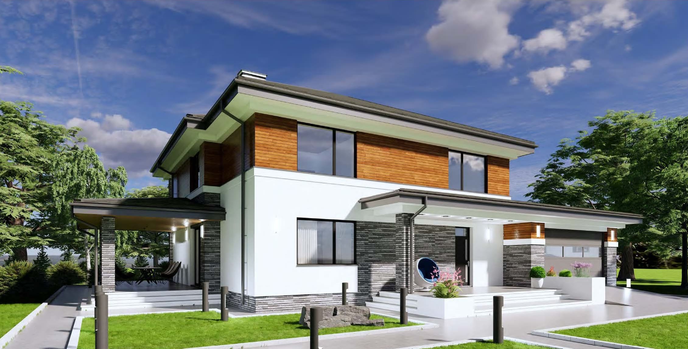 Двухэтажный дом