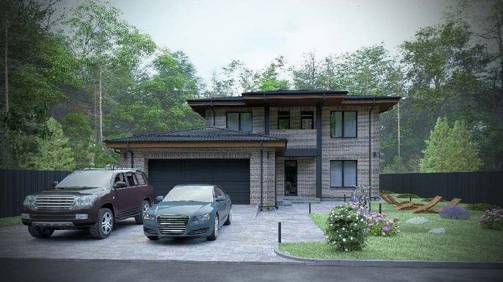 Двухэтажный дом