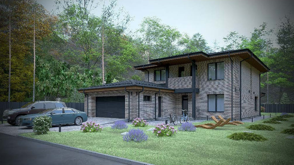 Двухэтажный дом