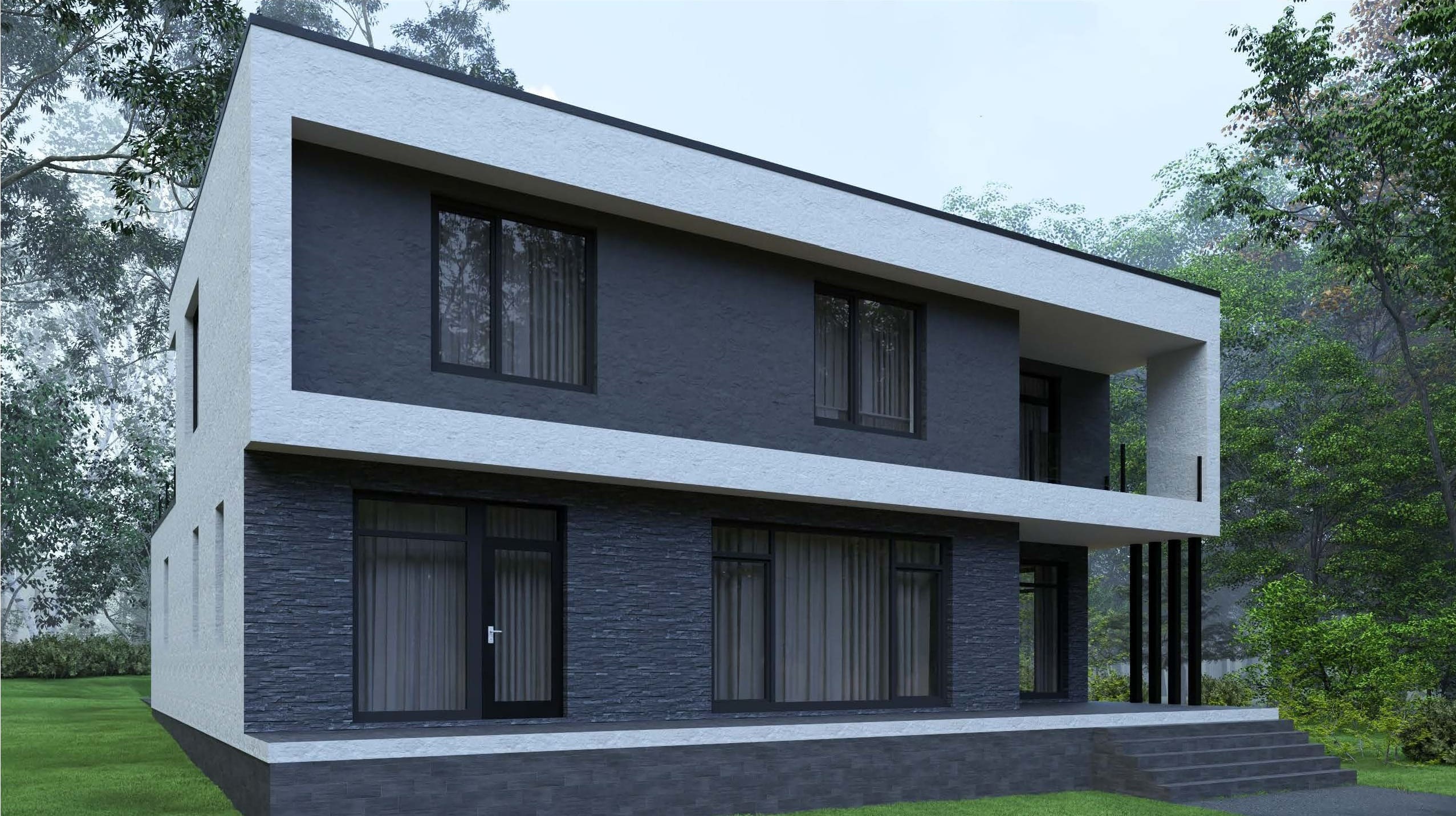 Двухэтажный дом